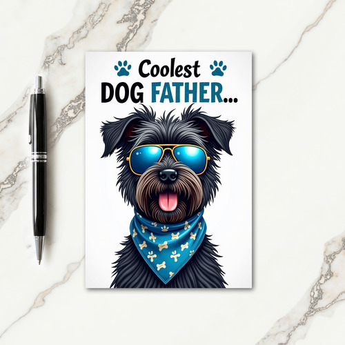 Cool Furry Father Graphic Card