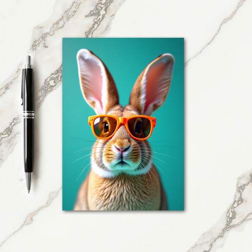 Cool Furry Friend Portrait Card