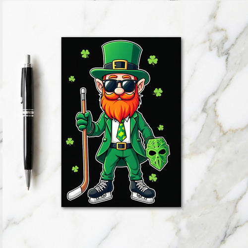 Cool Leprechaun Sports Fun Card