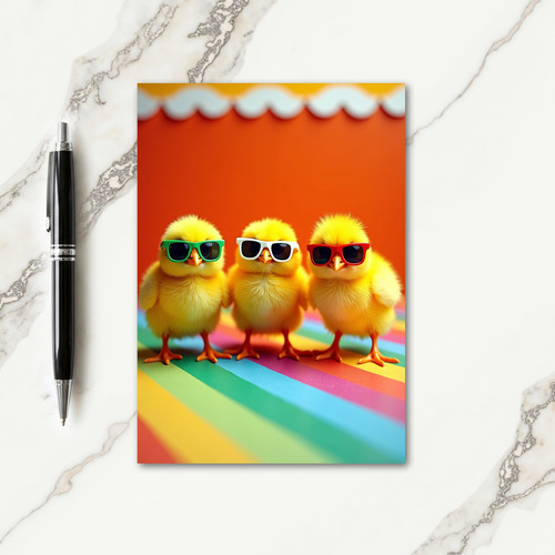 Cool Little Bird Sunglasses Card