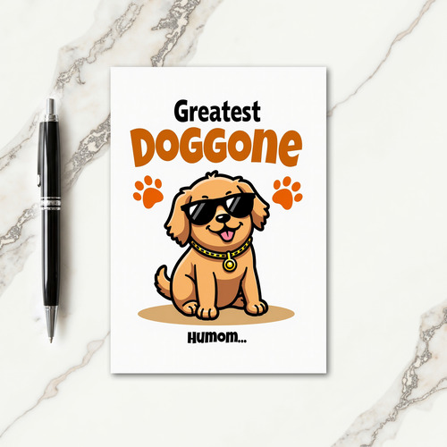 Cool Puppy Humom Card