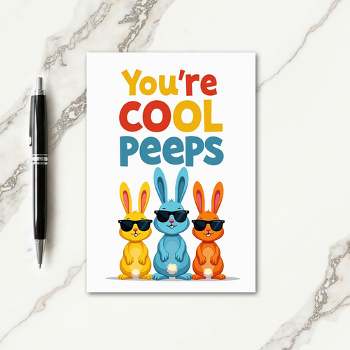 Cool Rabbits Friendship Card