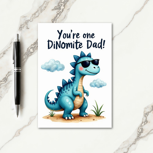 Cool Reptile Fathers Day Card