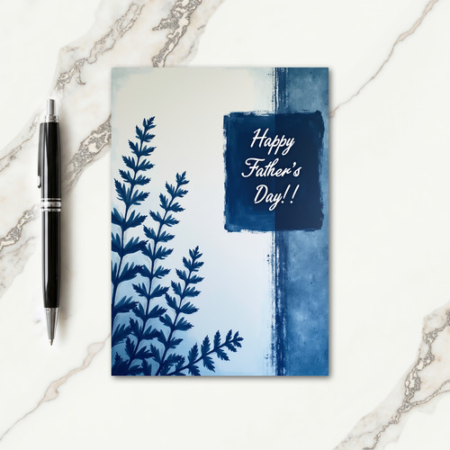 Cool Tone Fathers Day Art Card