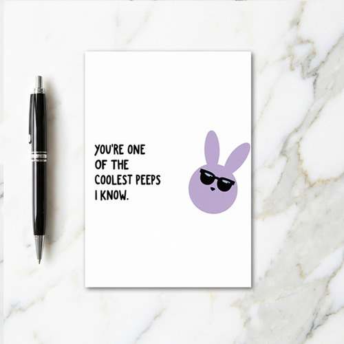 Coolest Peeps Friend Card