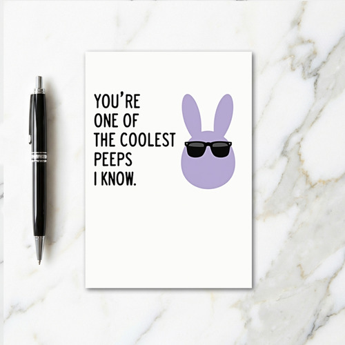 Coolest Peeps Geometric Card
