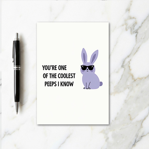 Coolest Peeps Greeting Card