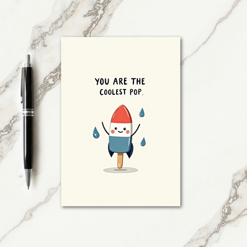 Coolest Pop Sweet Fathers Day Card