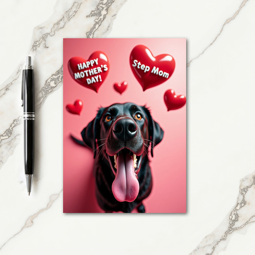 Coral Canines Affectionate Card