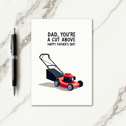 Coral Power Tool Fathers Day Card