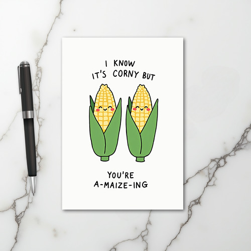 Corny But Amazing Corn Card