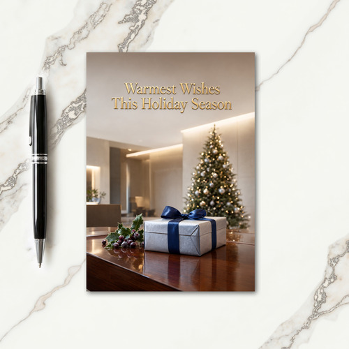 Corporate Holiday Card Message For Vendors Card