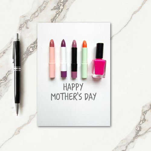 Cosmetics Mothers Day Card