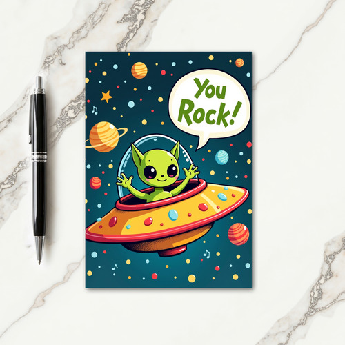 Cosmic Cheer Birthday Card