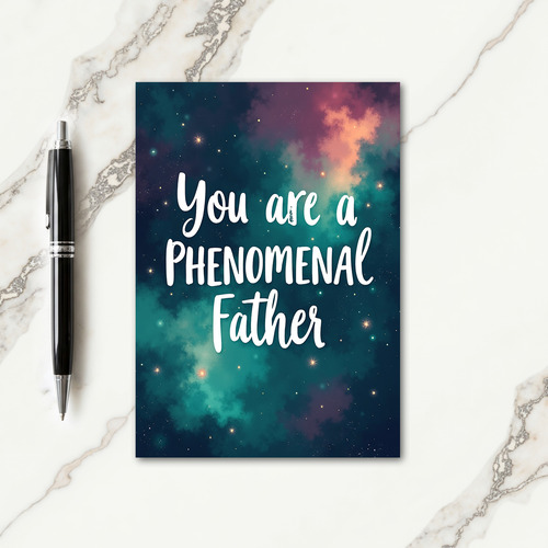 Cosmic You Are A Great Dad Card