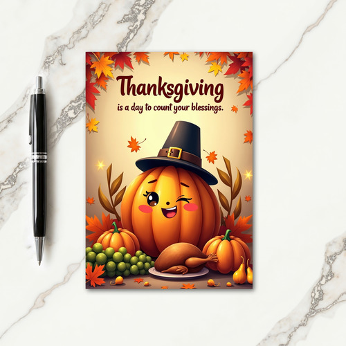 Count Your Blessings Card