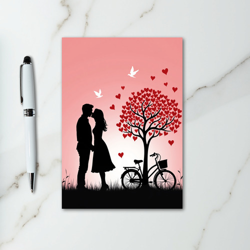 Couple Love Kiss Card