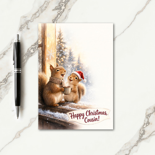 Cousin Christmas Card