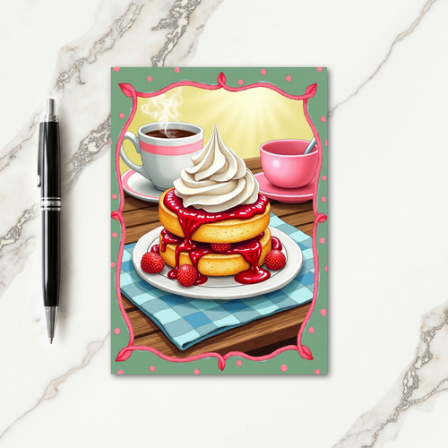 Cozy Birthday Dessert Card