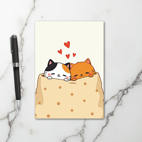 Cozy Cats Love Card