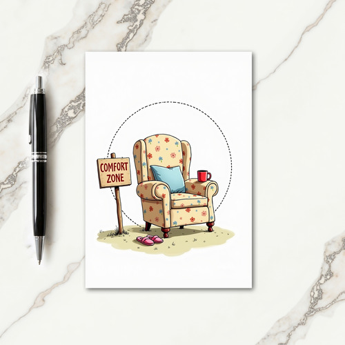 Cozy Comfort Fathers Day Card