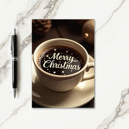 Cozy Cup Christmas Card