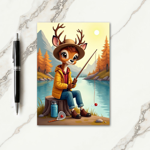 Cozy Fall Fathers Day Card