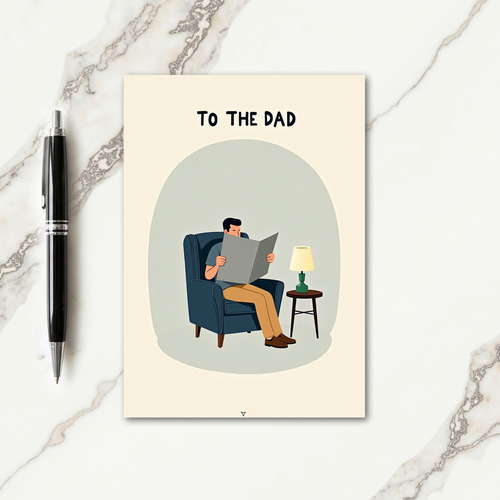 Cozy Fathers Day Moment Card
