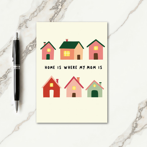 Cozy Home Mothers Day Card