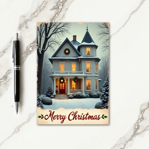 Cozy Home Winter Card