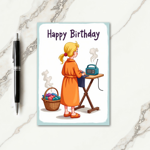 Cozy Homey Birthday Card