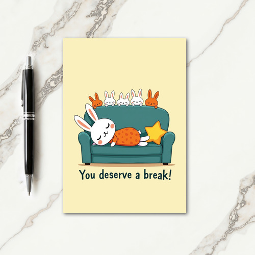 Cozy Mothers Day Illustration Card