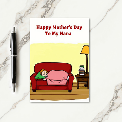Cozy Mothers Day Nana Card