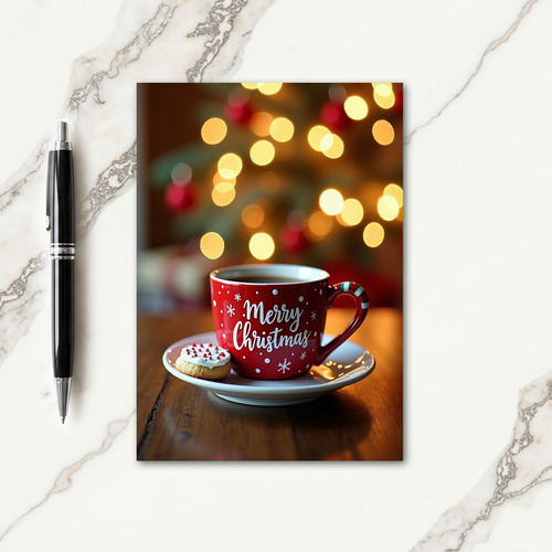 Cozy Mug Christmas Card