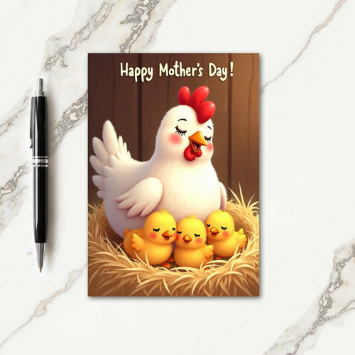 Cozy Nest Mothers Day Card