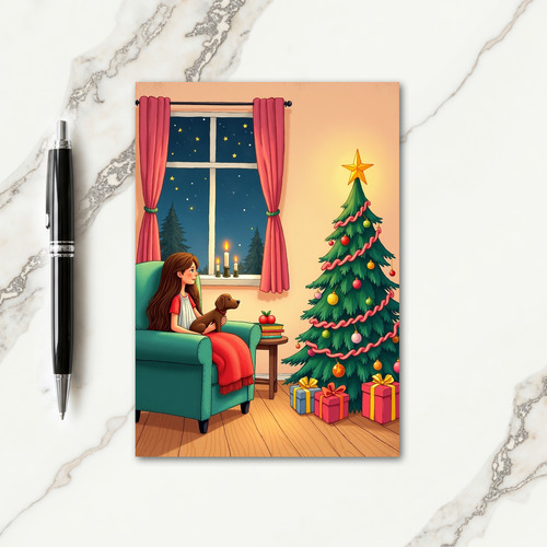 Cozy Night Christmas Card