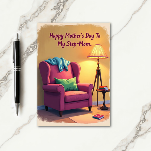 Cozy Nook Mothers Day Illustration Card