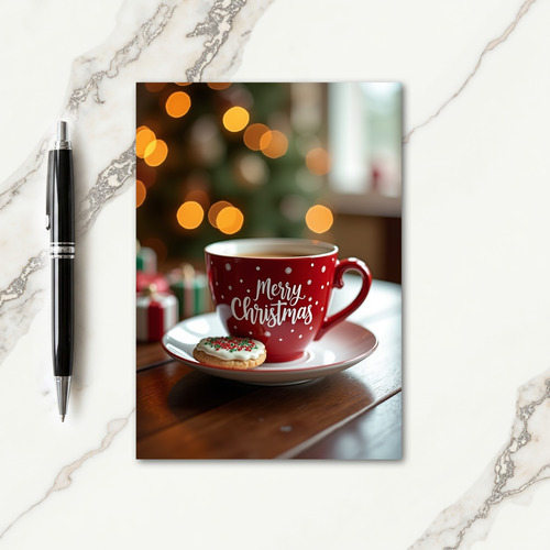 Cozy Snowflake Christmas Card