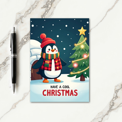 Cozy Winter Bird Art Card