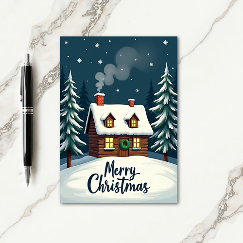 Cozy Winter Christmas Card