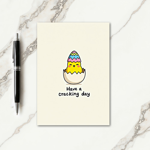 Cracking Day Happy Bird Card
