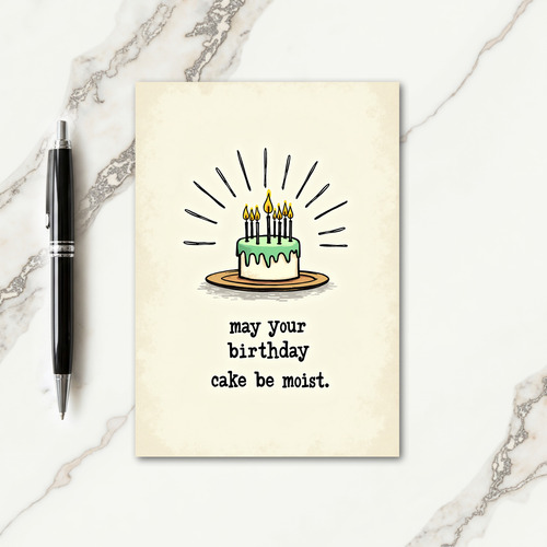 Crafted Candle Birthday Card
