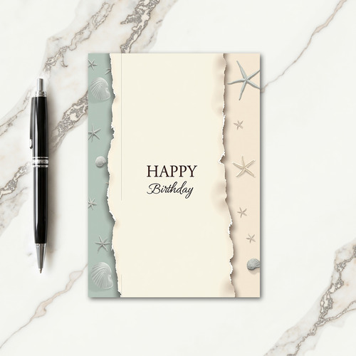 Crafted Edge Birthday Card