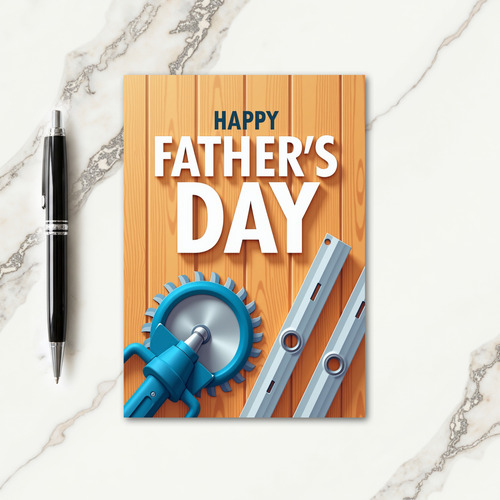 Craftsman Fathers Day Card