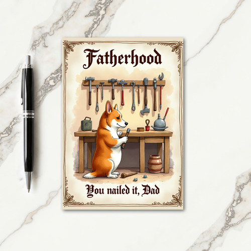 Crafty Fatherhood You Nailed It Card