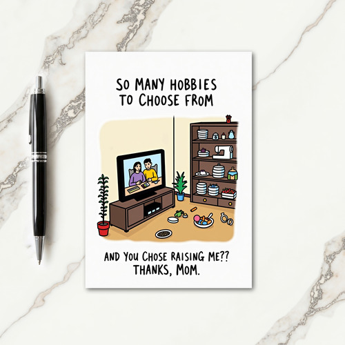 Crafty Moms Thanks Card