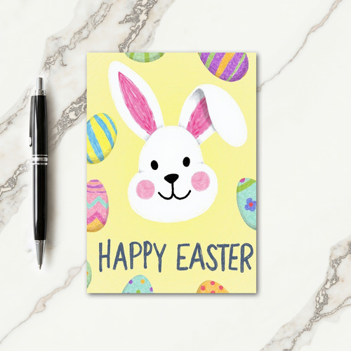Crayon Texture Easter Card