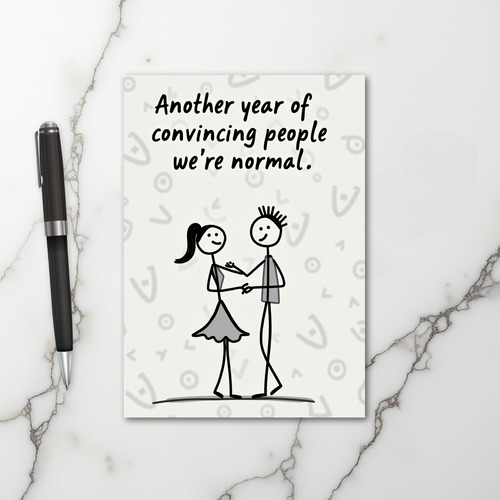 Crazy Couple Another Year Card