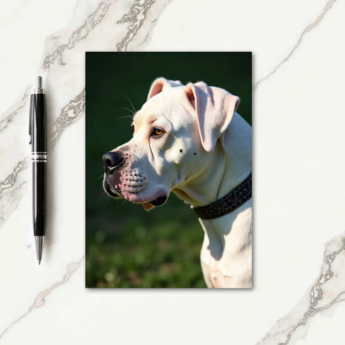 Cream Canine Fathers Day Card