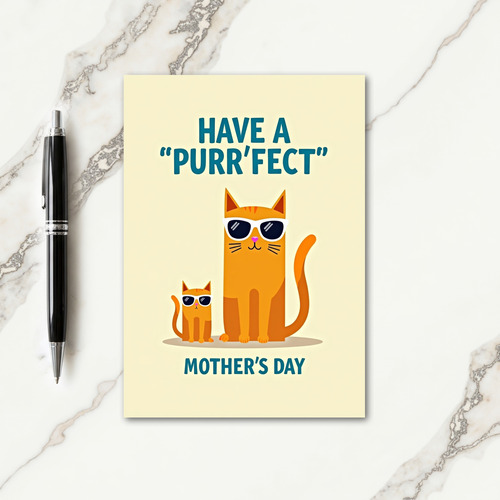 Creamy Cats Mothers Day Card